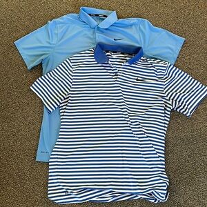 Men’s pair of Nike Golf Shirts